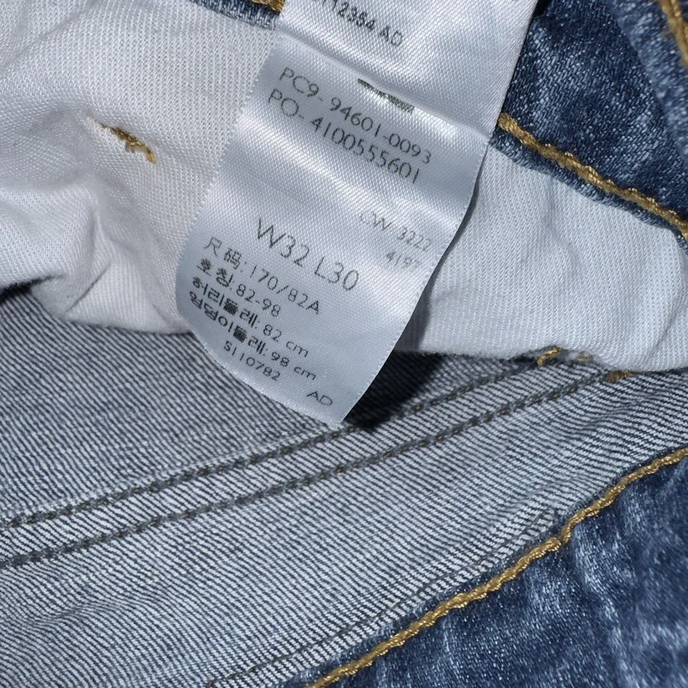 Signature Gold By Levi Strauss Jeans Mens‎ 32x30 Blue Straight Leg Denim Stretch